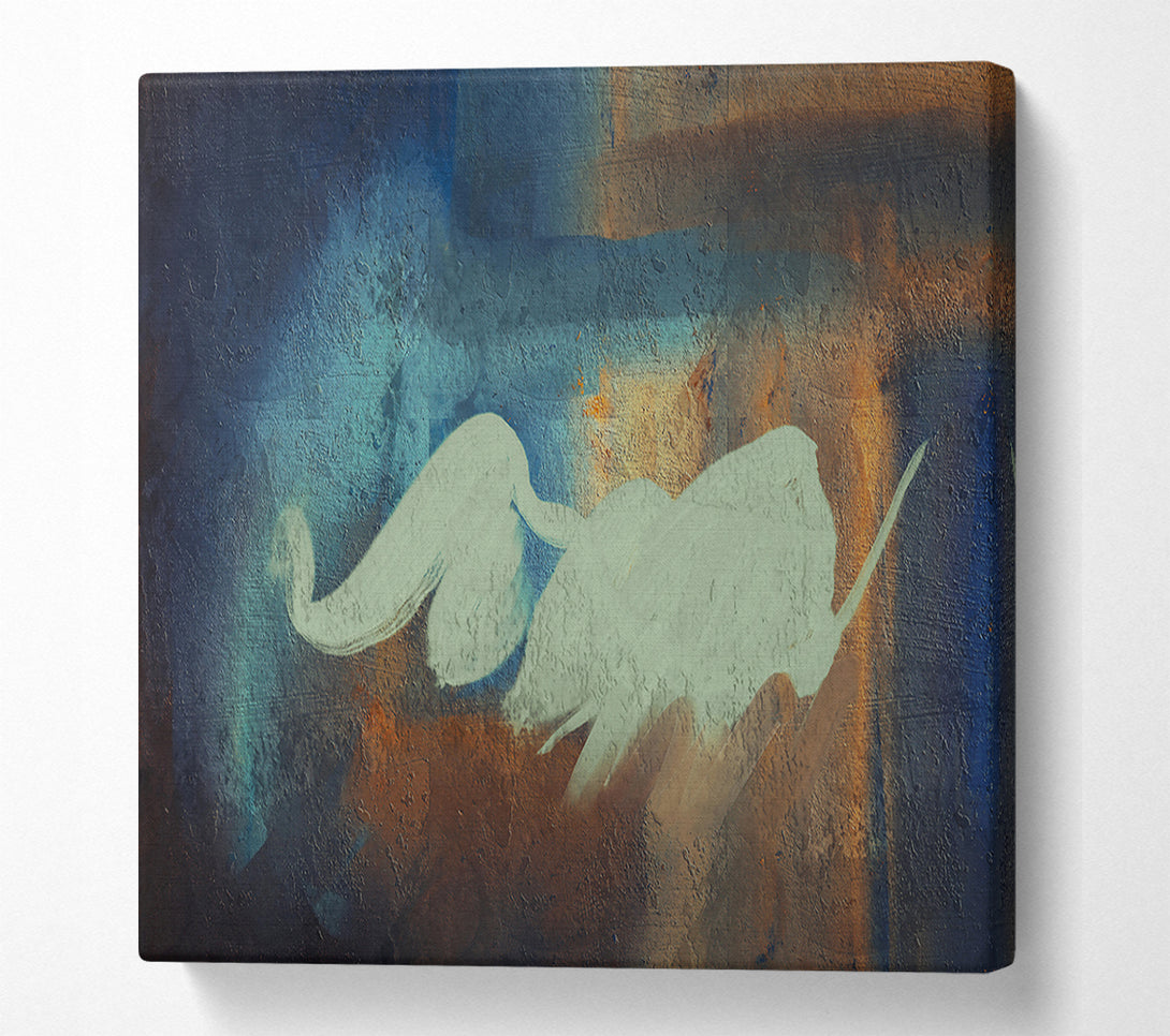  A Canvas Print of Seafoam Abstract Dreams Canvas Art