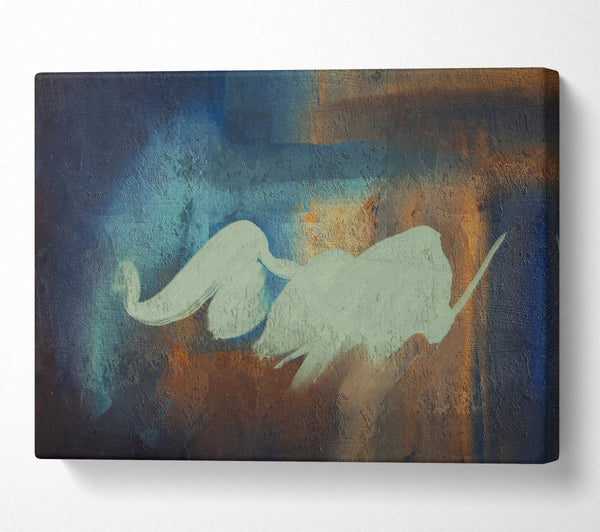  A Canvas Print of Seafoam Abstract Dreams Canvas Art
