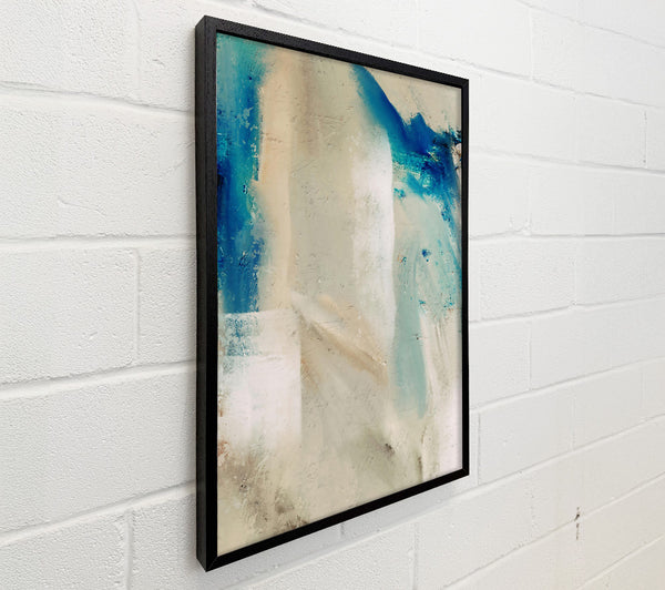 Blue And Beige Abstract