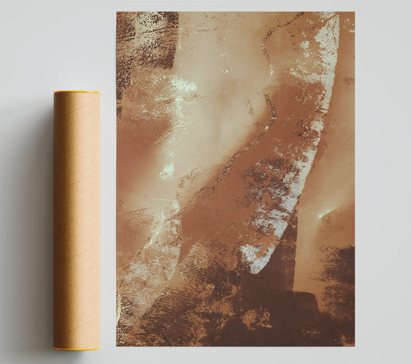 Golden Brown Abstract