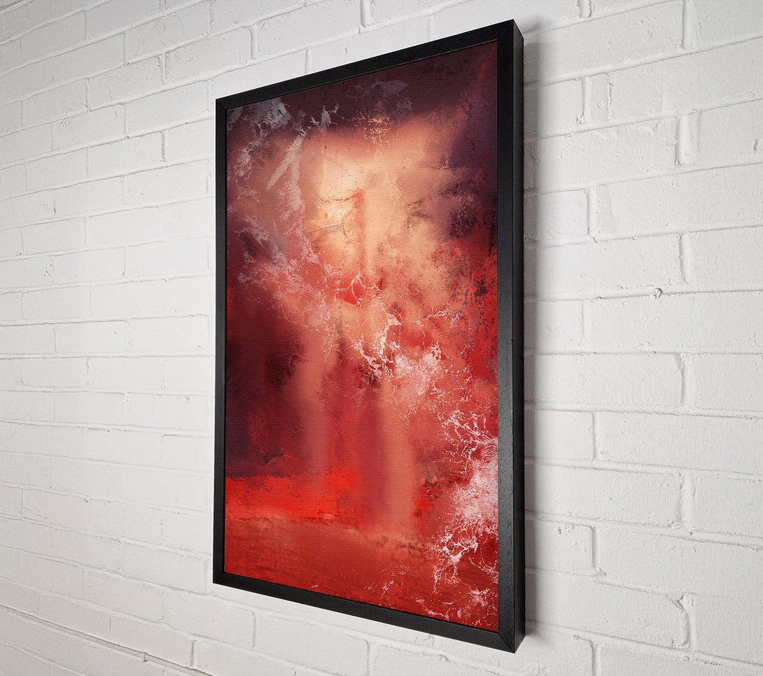  A Canvas Print of Crimson Veined Sky Canvas Art