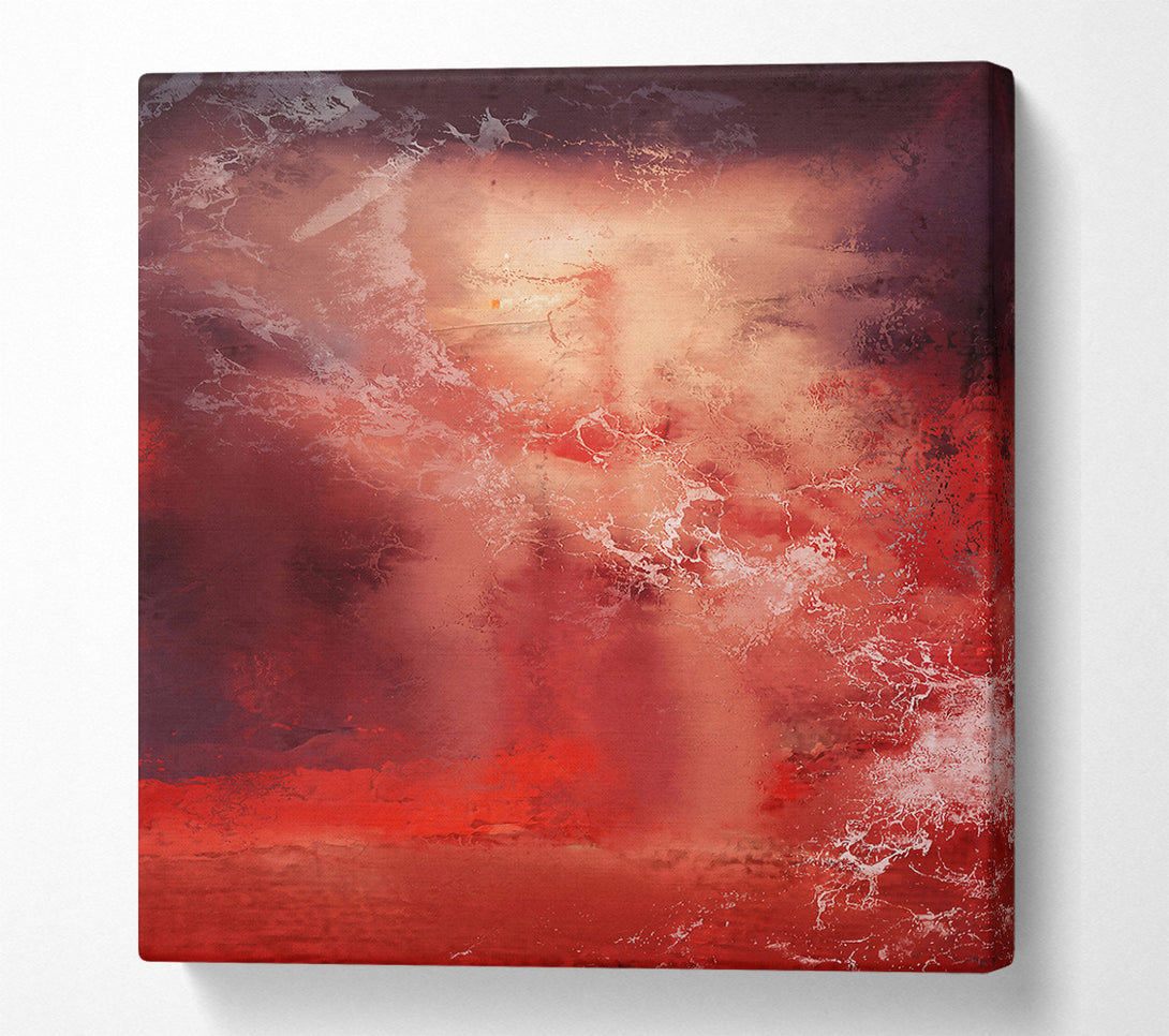  A Canvas Print of Crimson Veined Sky Canvas Art