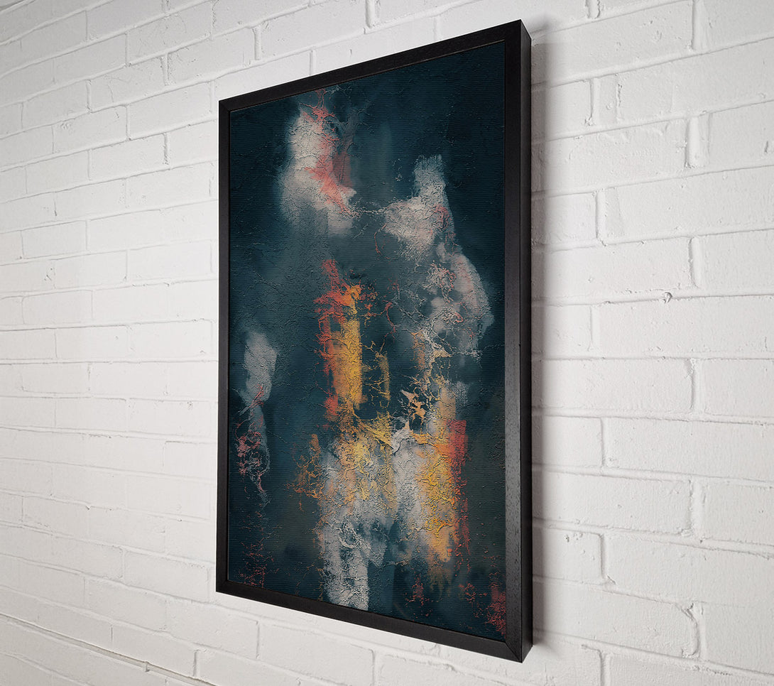 A Canvas Print of Golden Veins Of Smoke Canvas Art