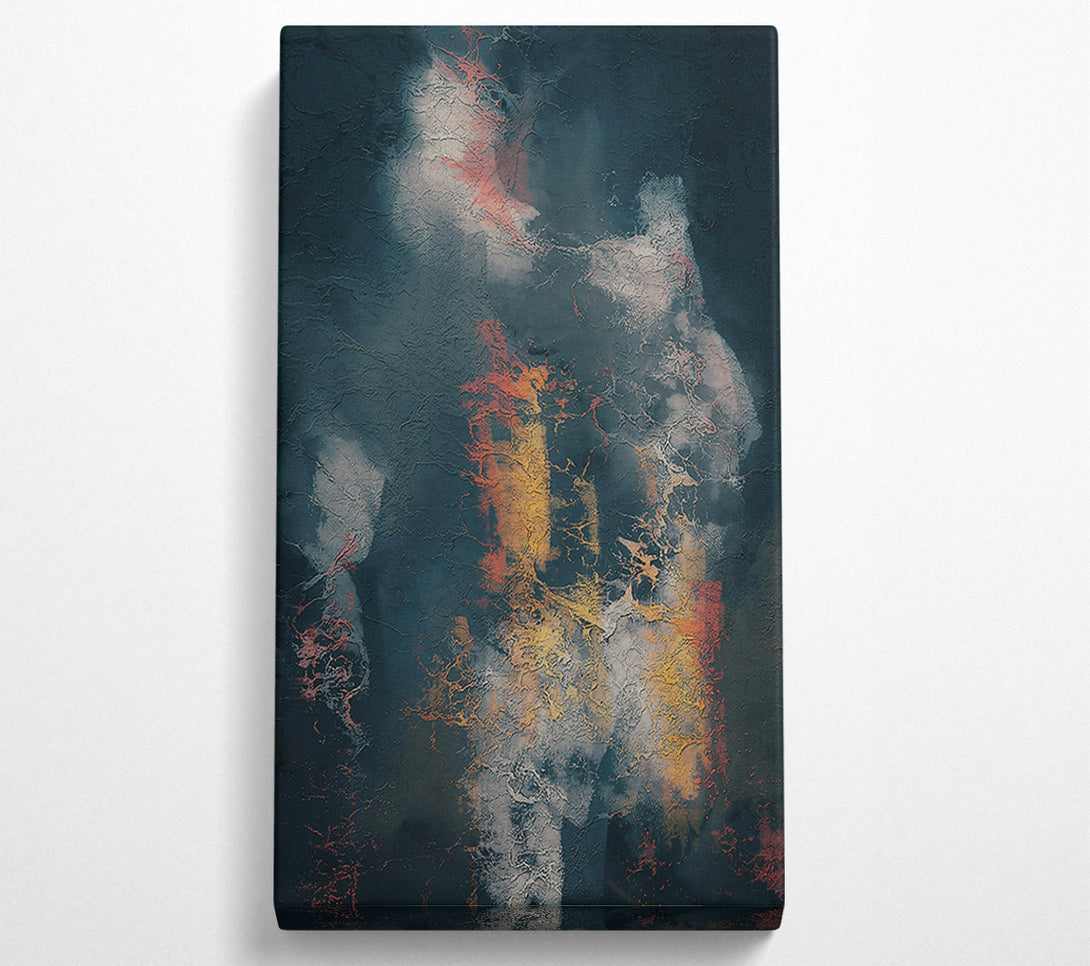  A Canvas Print of Golden Veins Of Smoke Canvas Art