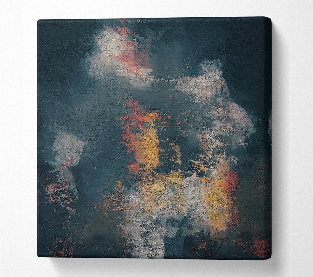  A Canvas Print of Golden Veins Of Smoke Canvas Art