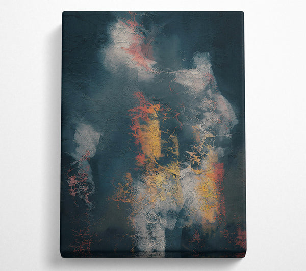  A Canvas Print of Golden Veins Of Smoke Canvas Art