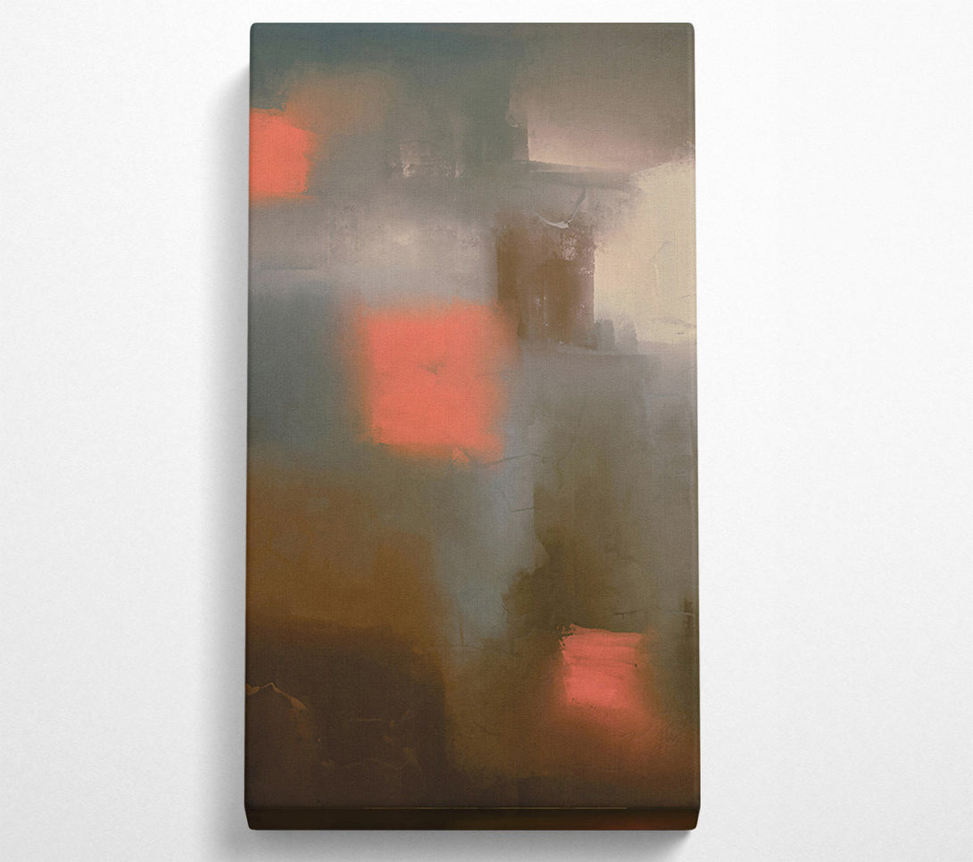  A Canvas Print of Orange Through The Mist Canvas Art
