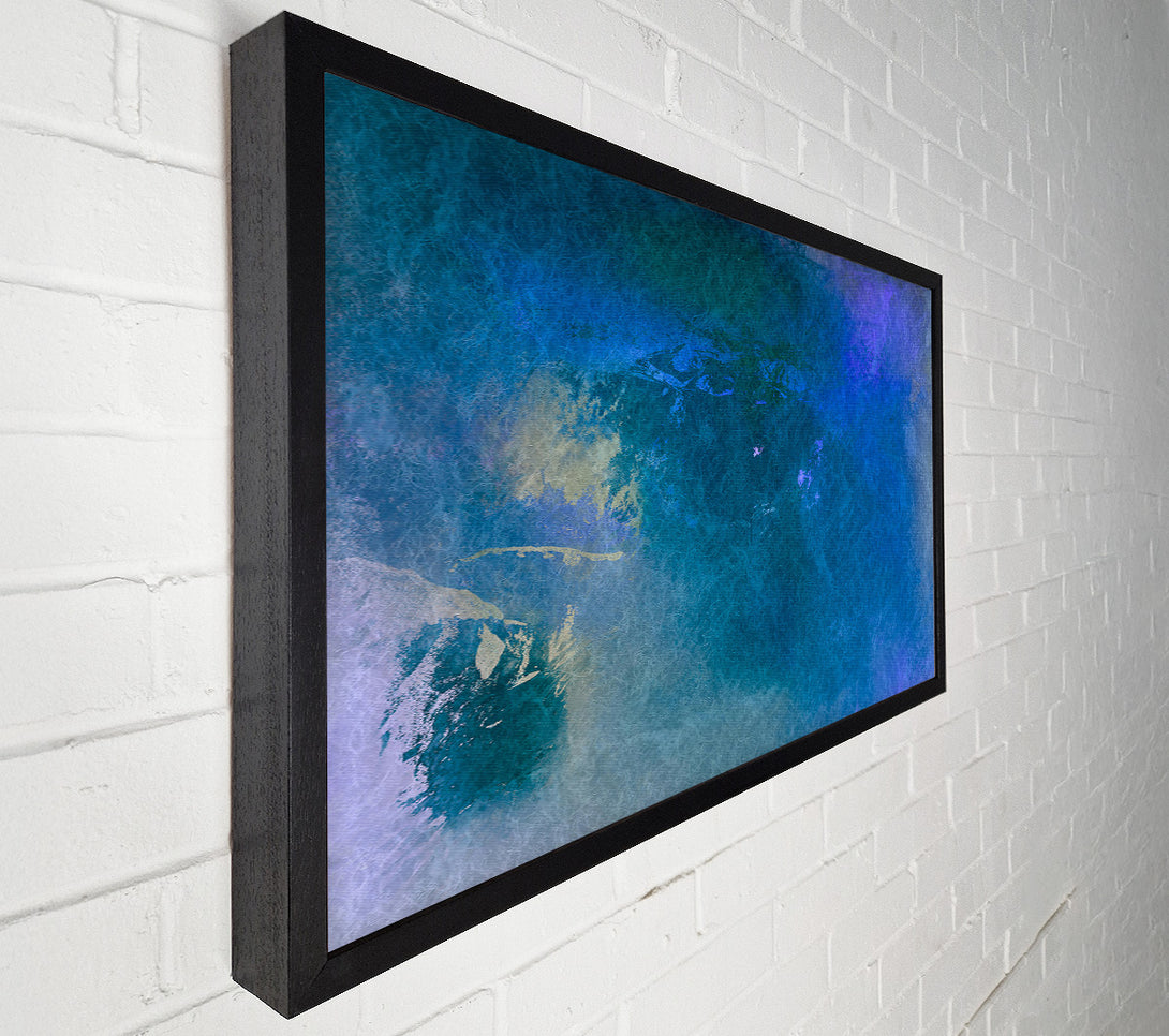  A Canvas Print of Azure Veiled Dreams Canvas Wall Art