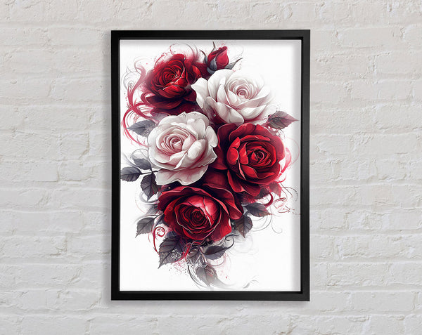 The Roses Framed Print