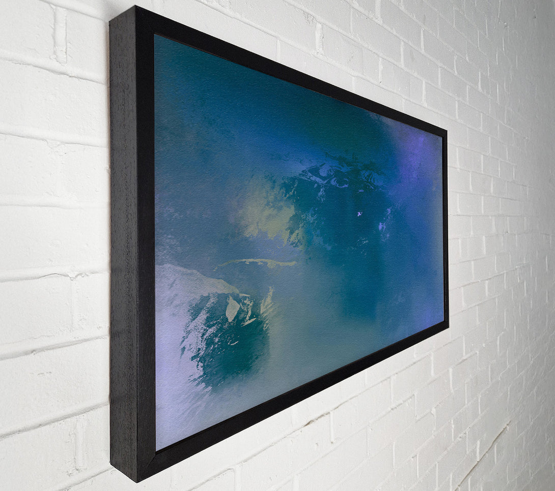  A Canvas Print of Teal Cloud Dreams Canvas Art