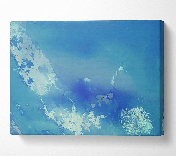  A Canvas Print of Azure Sky And White Clouds Canvas Wall Art