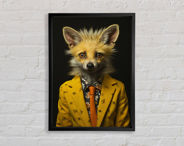 The Scruffy Fox Framed Print