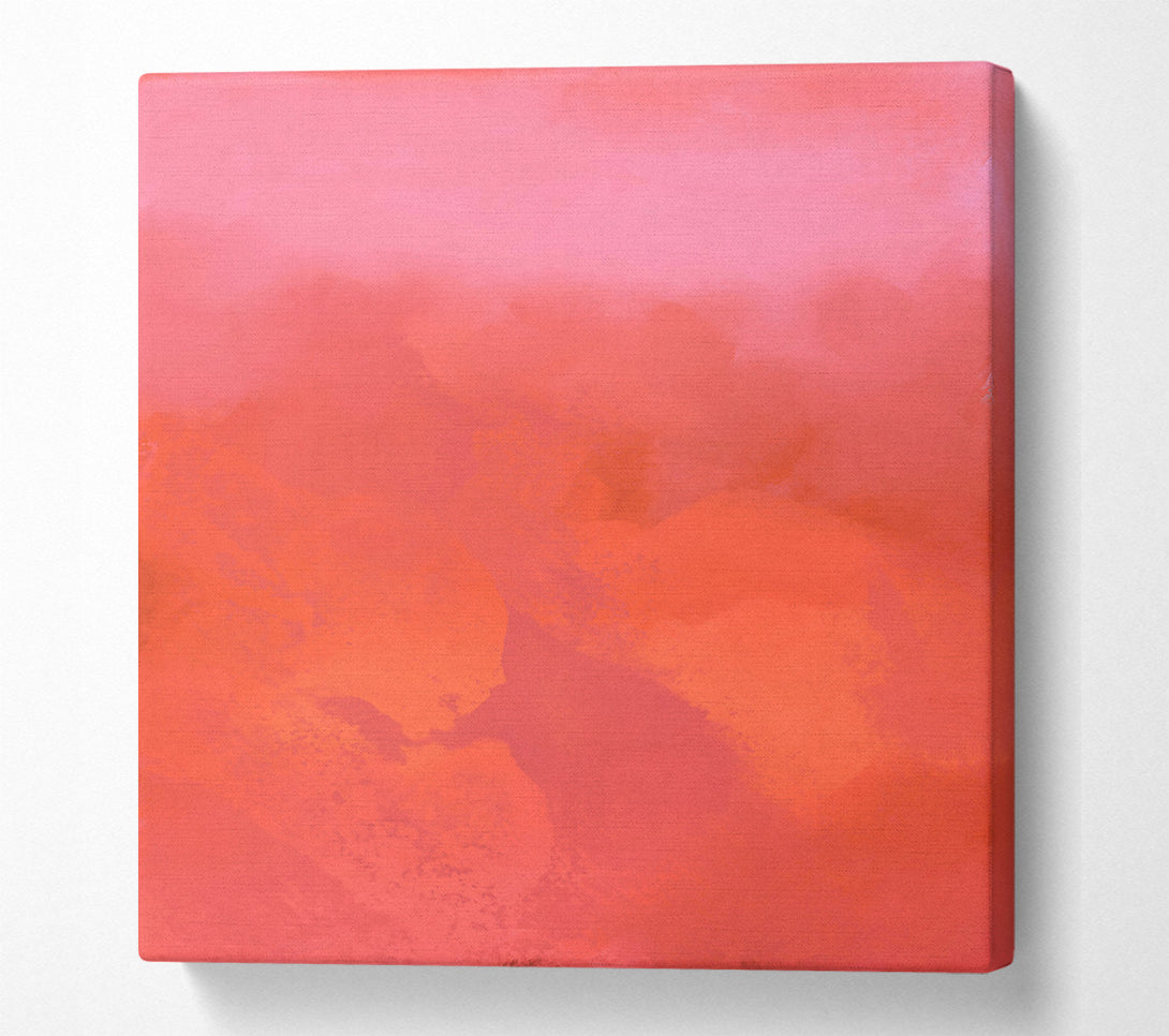  A Canvas Print of Coral Cloud Dreams Canvas Print