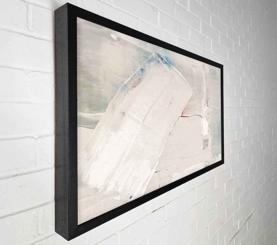  A Canvas Print of White Brushstrokes And Sky Canvas Art