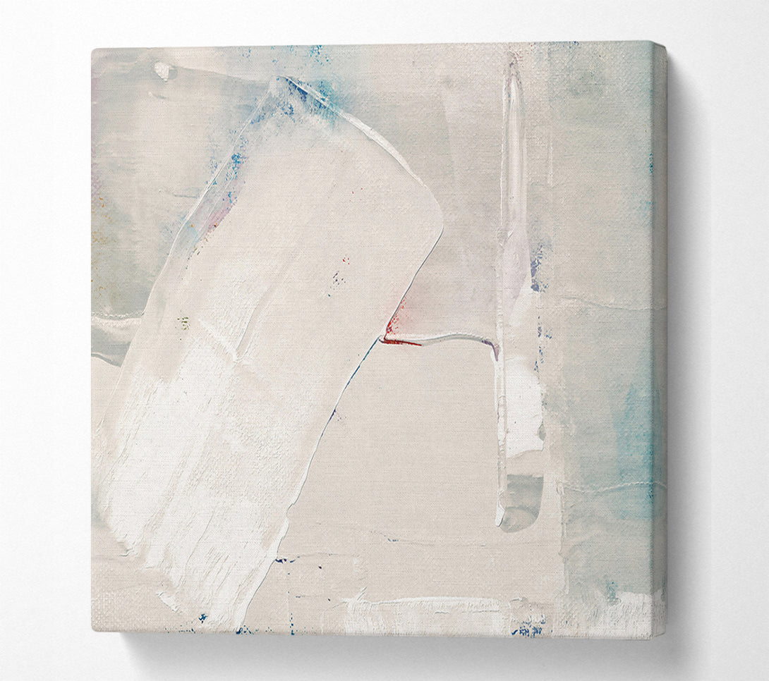  A Canvas Print of White Brushstrokes And Sky Canvas Art