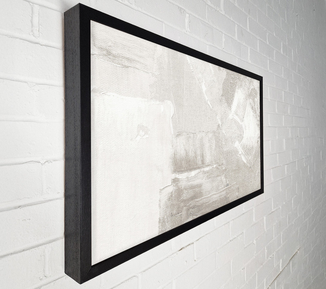  A Canvas Print of White Canvas Strokes Canvas Wall Art