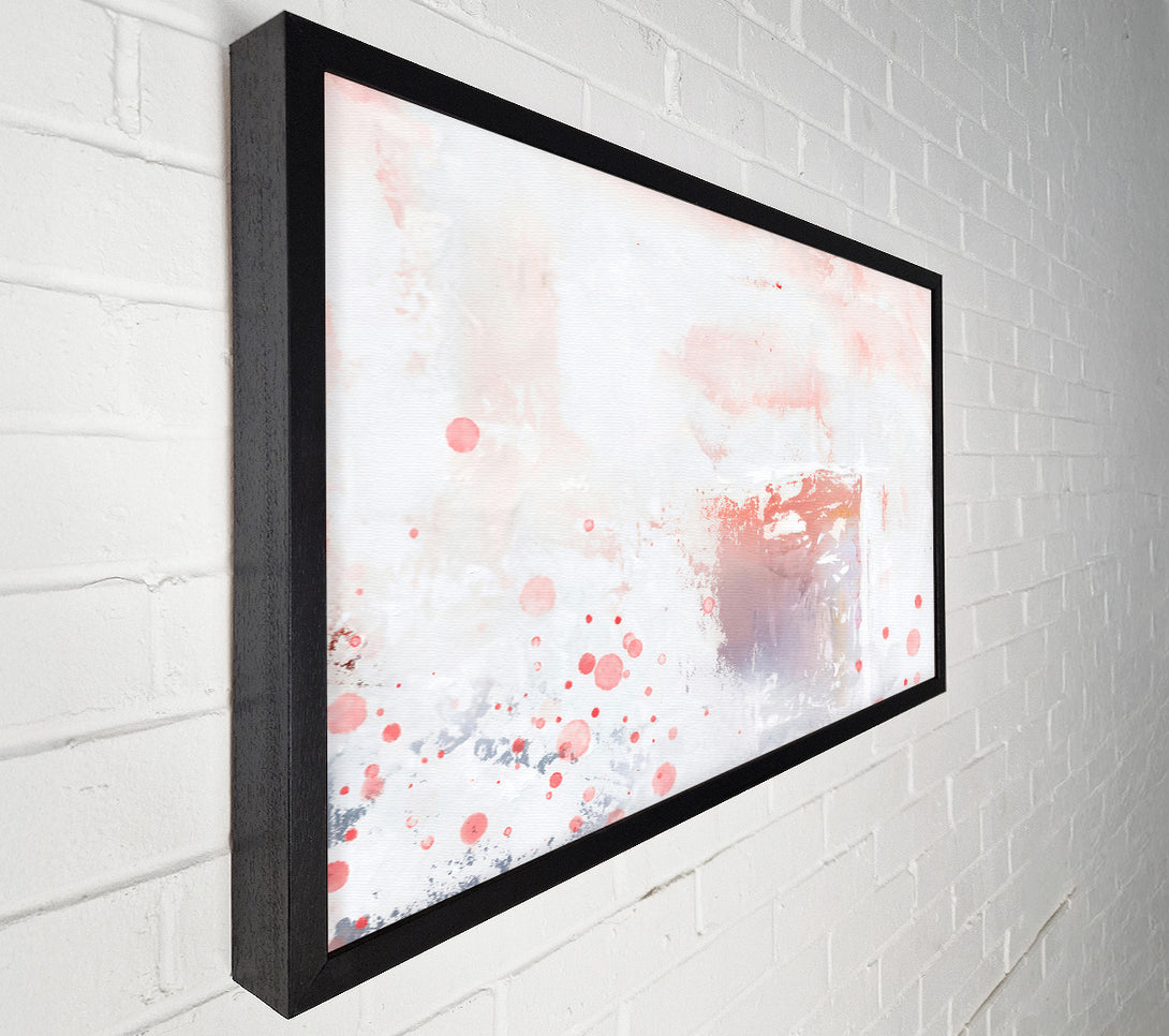  A Canvas Print of Blush Abstract Drizzle Canvas Art