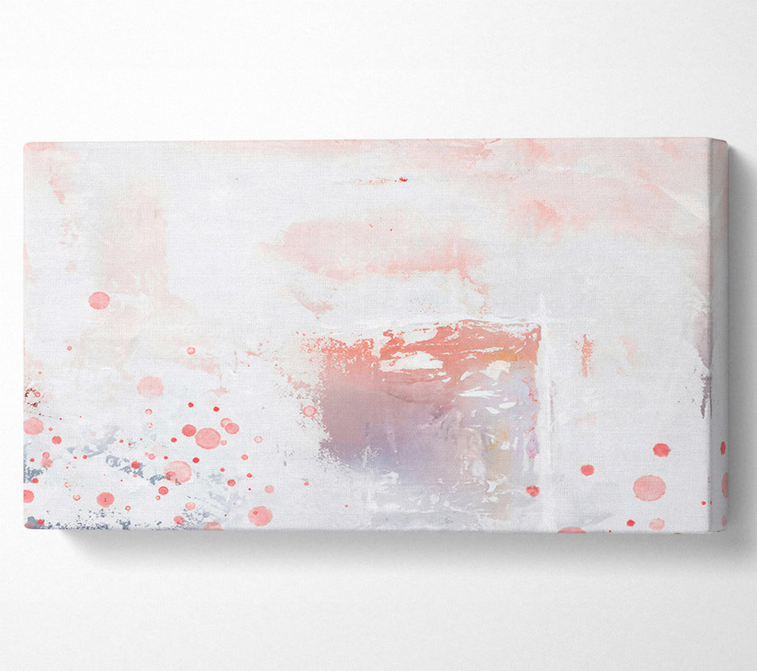  A Canvas Print of Blush Abstract Drizzle Canvas Art