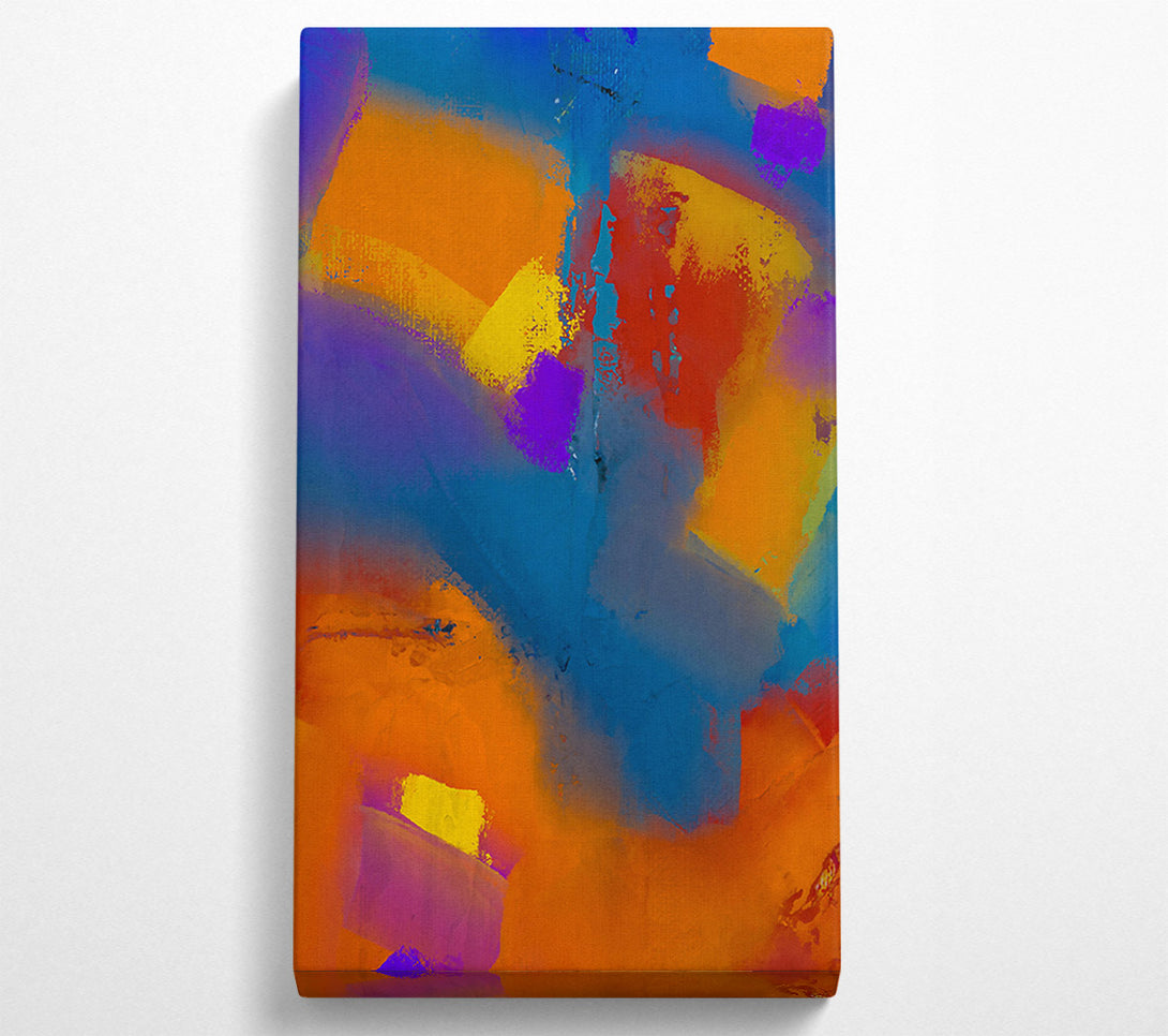 A Canvas Print of Blue And Orange Dreamscape Canvas Wall Art