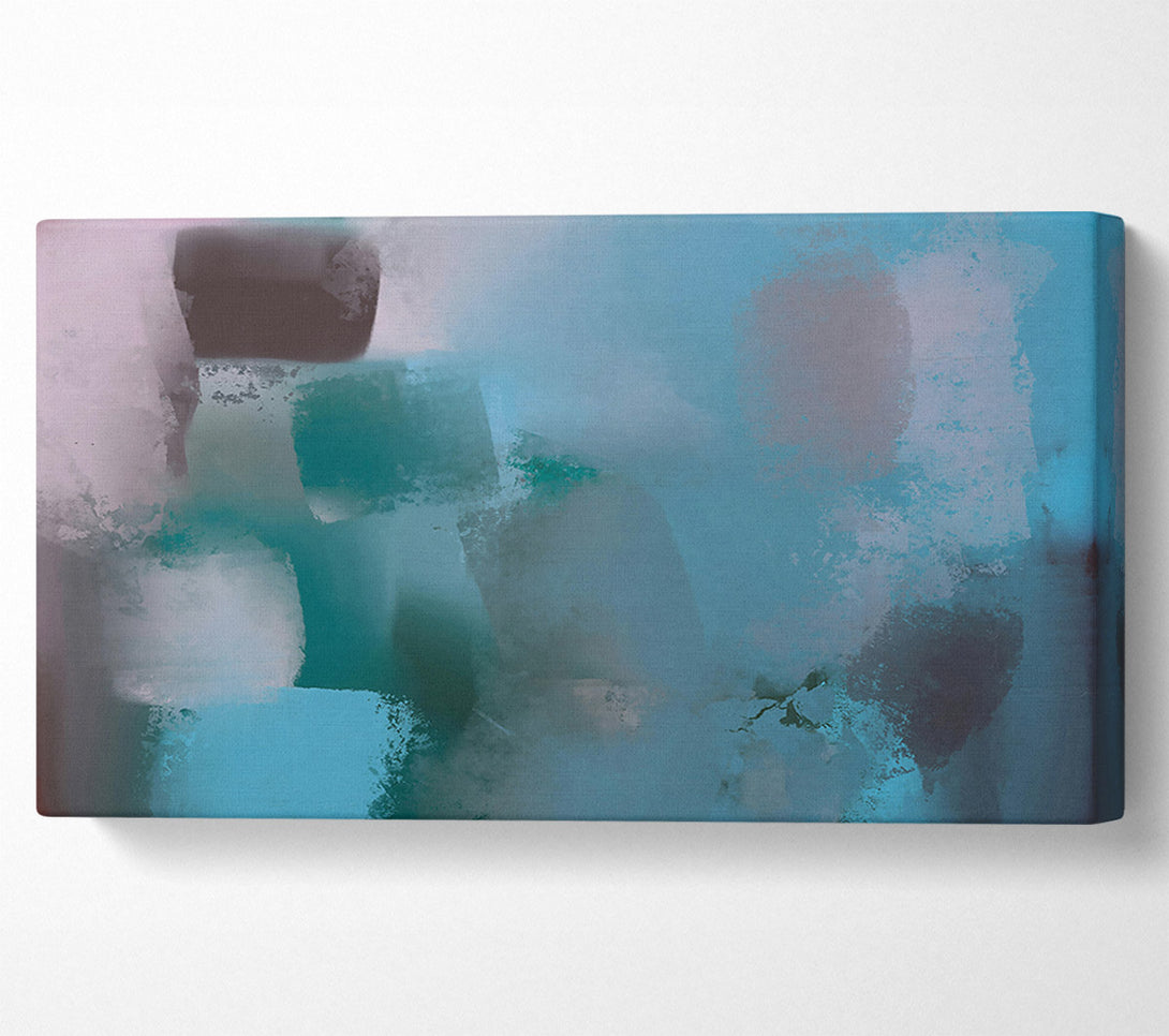  A Canvas Print of Cyan Dream Forms Canvas Wall Art