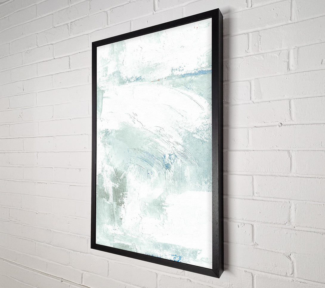  A Canvas Print of Pale Blue Strokes Canvas Art