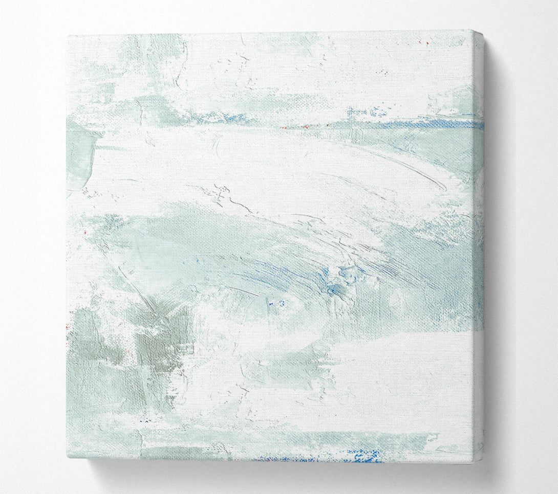  A Canvas Print of Pale Blue Strokes Canvas Art