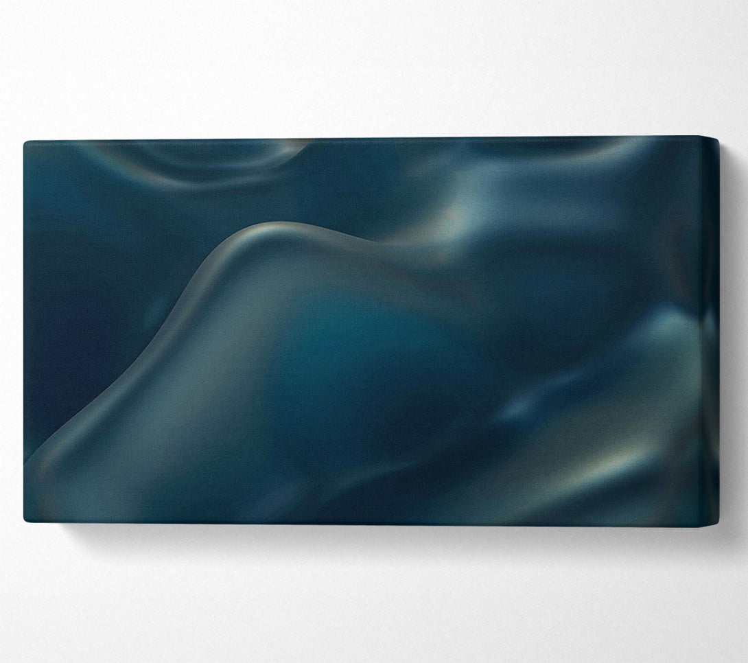  A Canvas Print of Deep Teal Curvature Canvas Wall Art