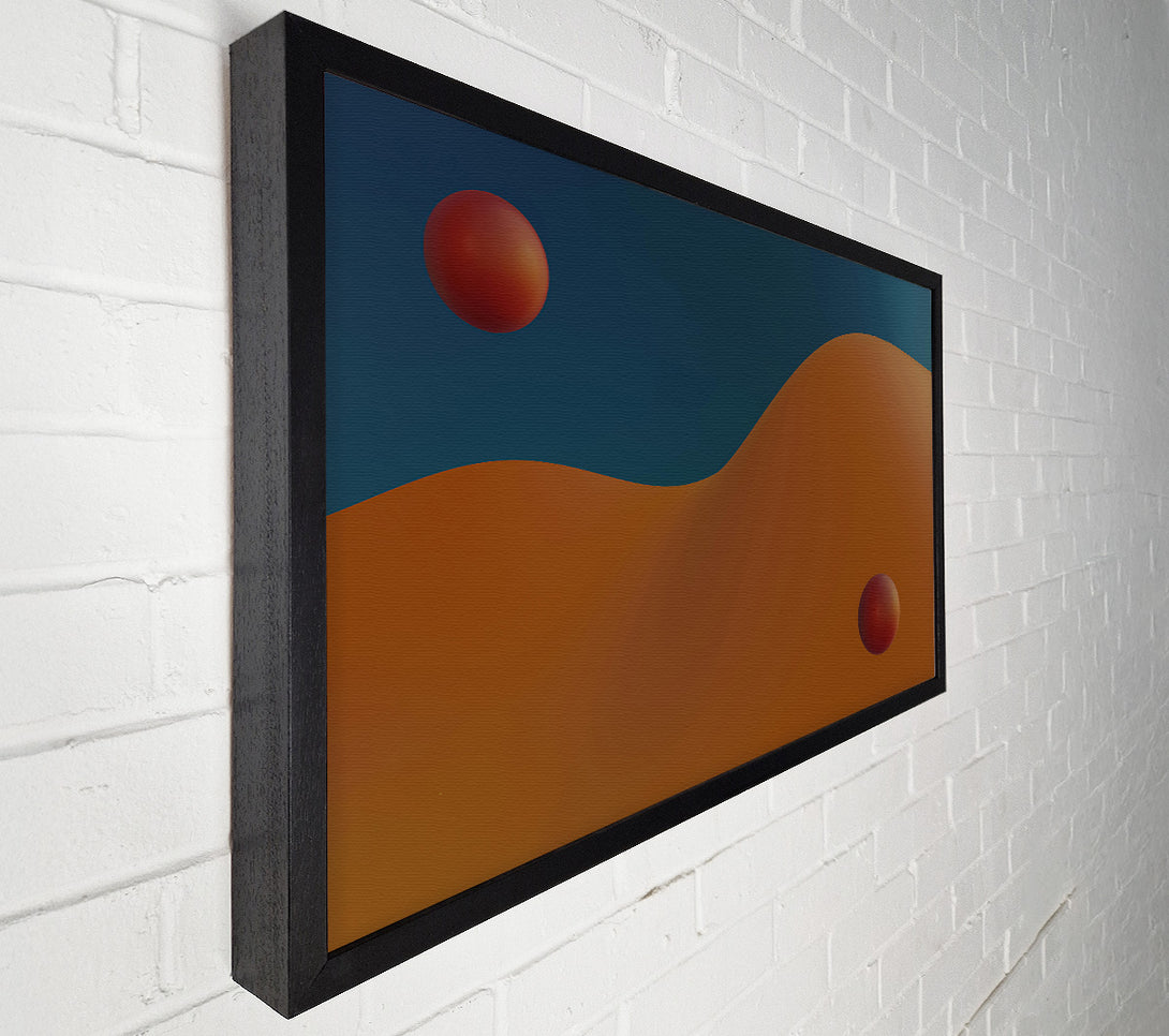  A Canvas Print of Orange Sphere Dreams Canvas Print