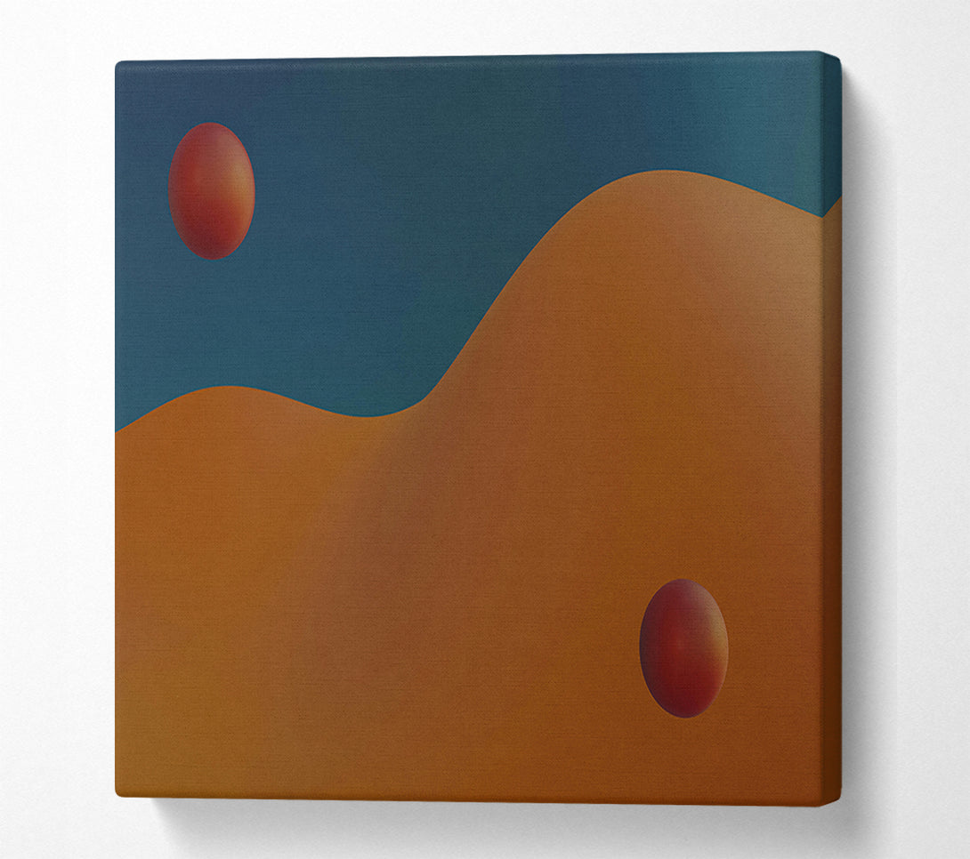  A Canvas Print of Orange Sphere Dreams Canvas Print