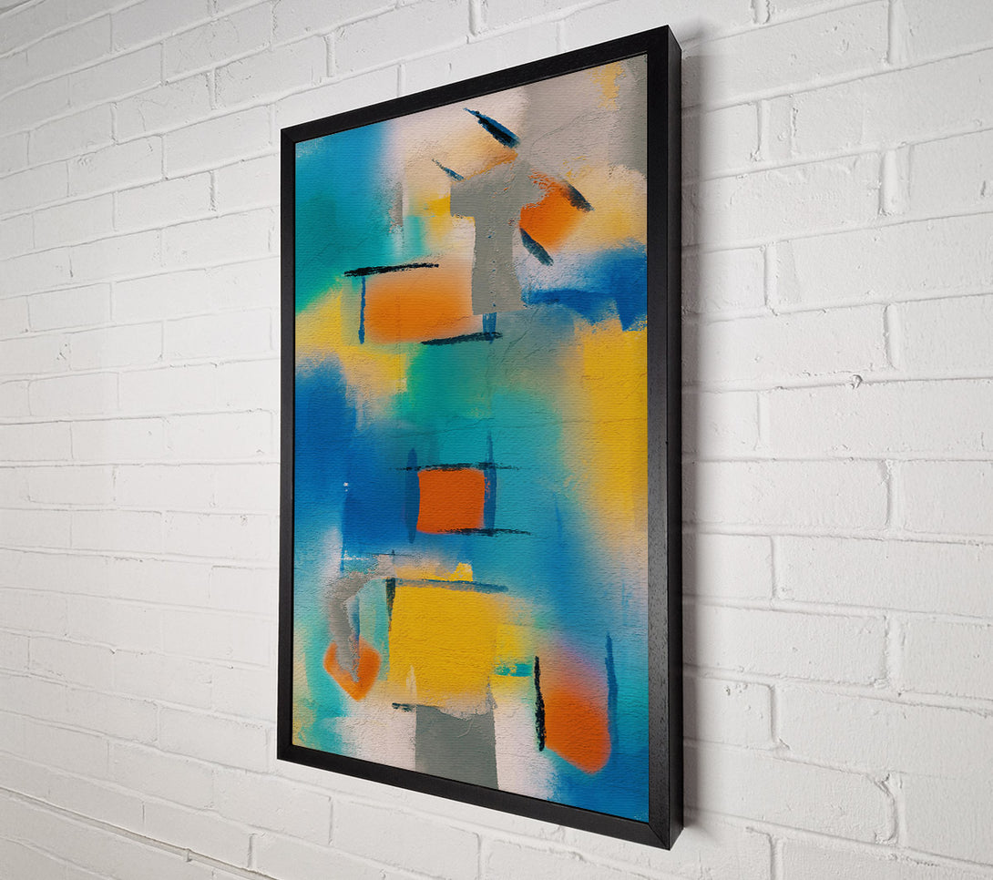  A Canvas Print of Blue Sky Abstract Canvas Art