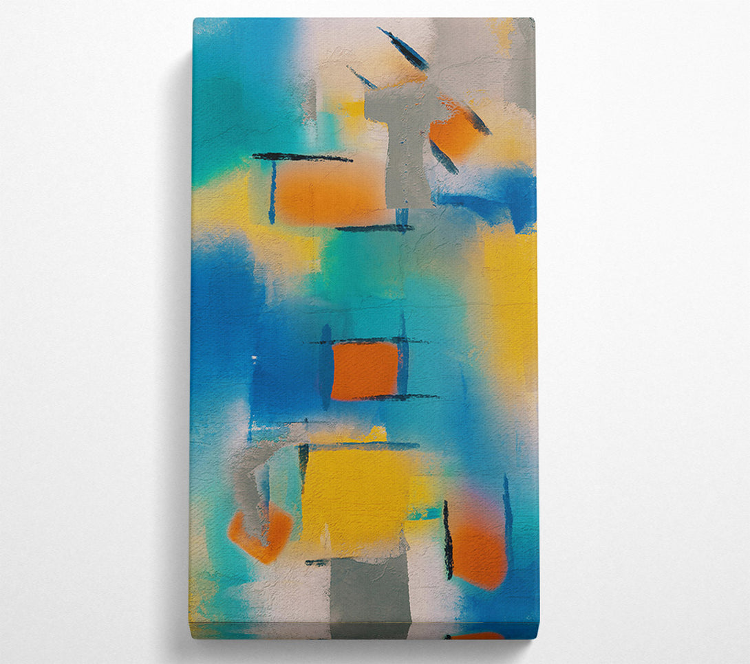 A Canvas Print of Blue Sky Abstract Canvas Art