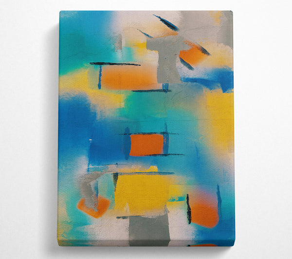  A Canvas Print of Blue Sky Abstract Canvas Art
