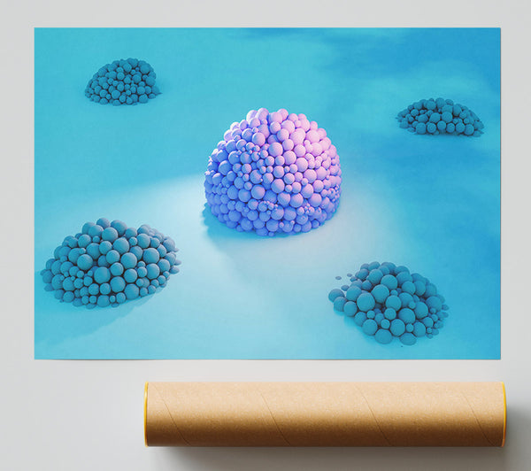 Purple Bubble Cluster
