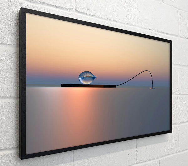 Blue Tethered Orb