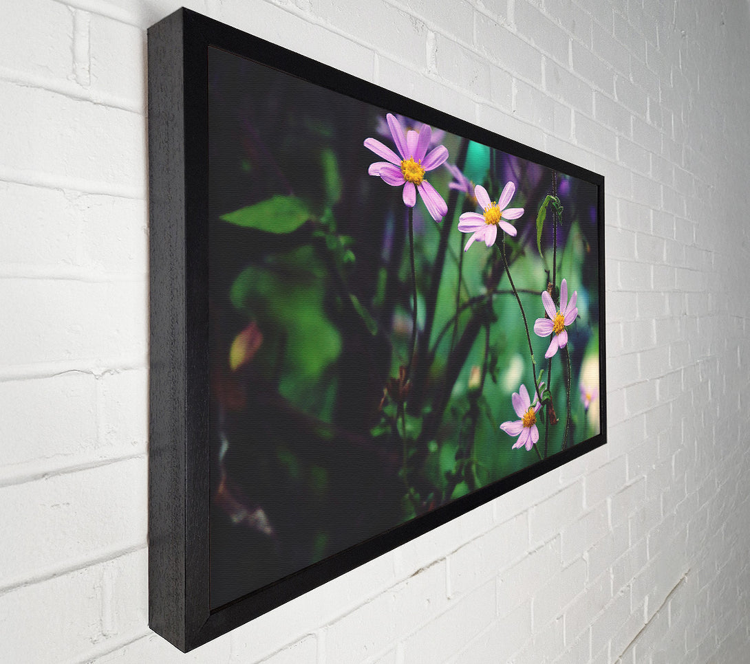 A Canvas Print of Lavender Wildflowers Bloom Canvas Wall Art