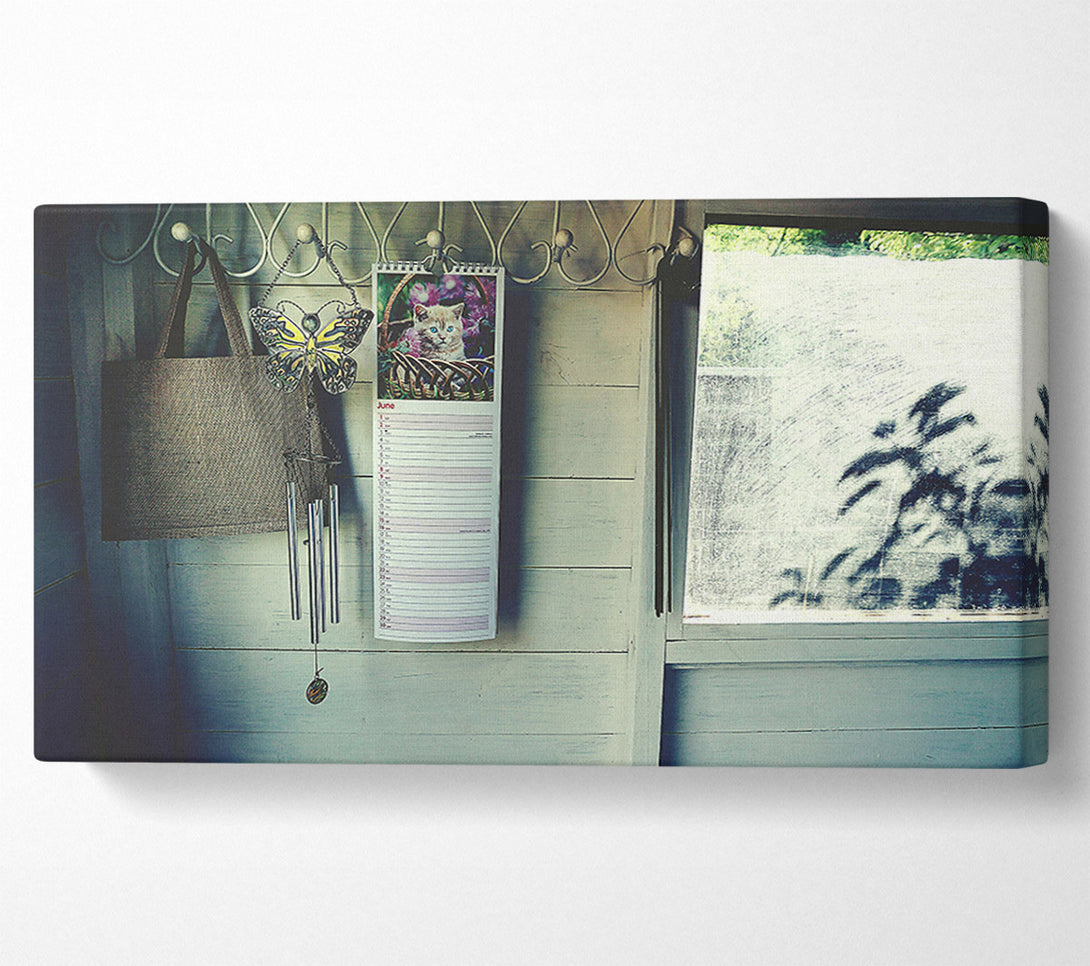  A Canvas Print of Blue And White Serenity Canvas Art