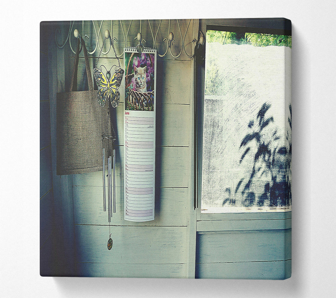  A Canvas Print of Blue And White Serenity Canvas Art