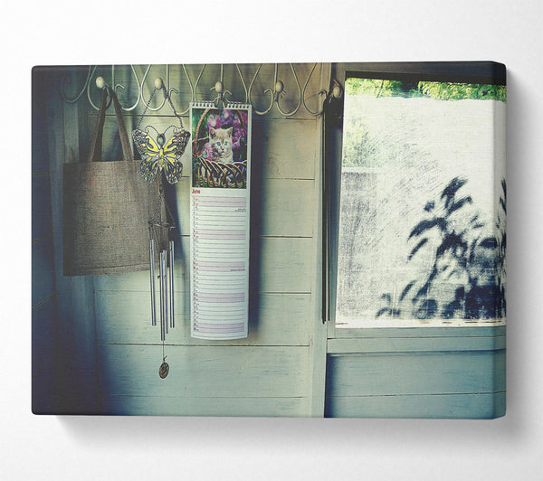  A Canvas Print of Blue And White Serenity Canvas Art