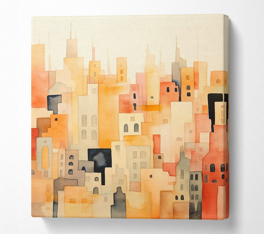  A Canvas Print of The Towns Canvas Wall Art