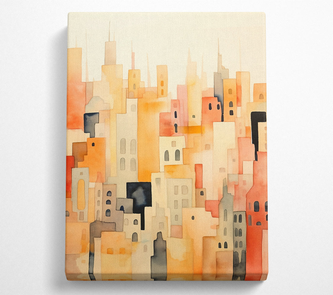 A Canvas Print of The Towns Canvas Wall Art
