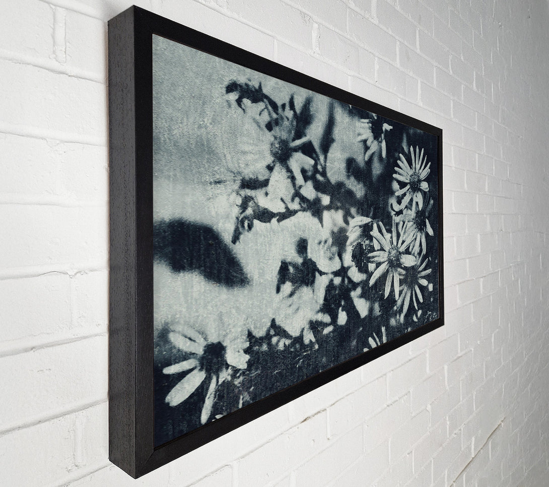  A Canvas Print of Indigo Bloom Shadows Canvas Art