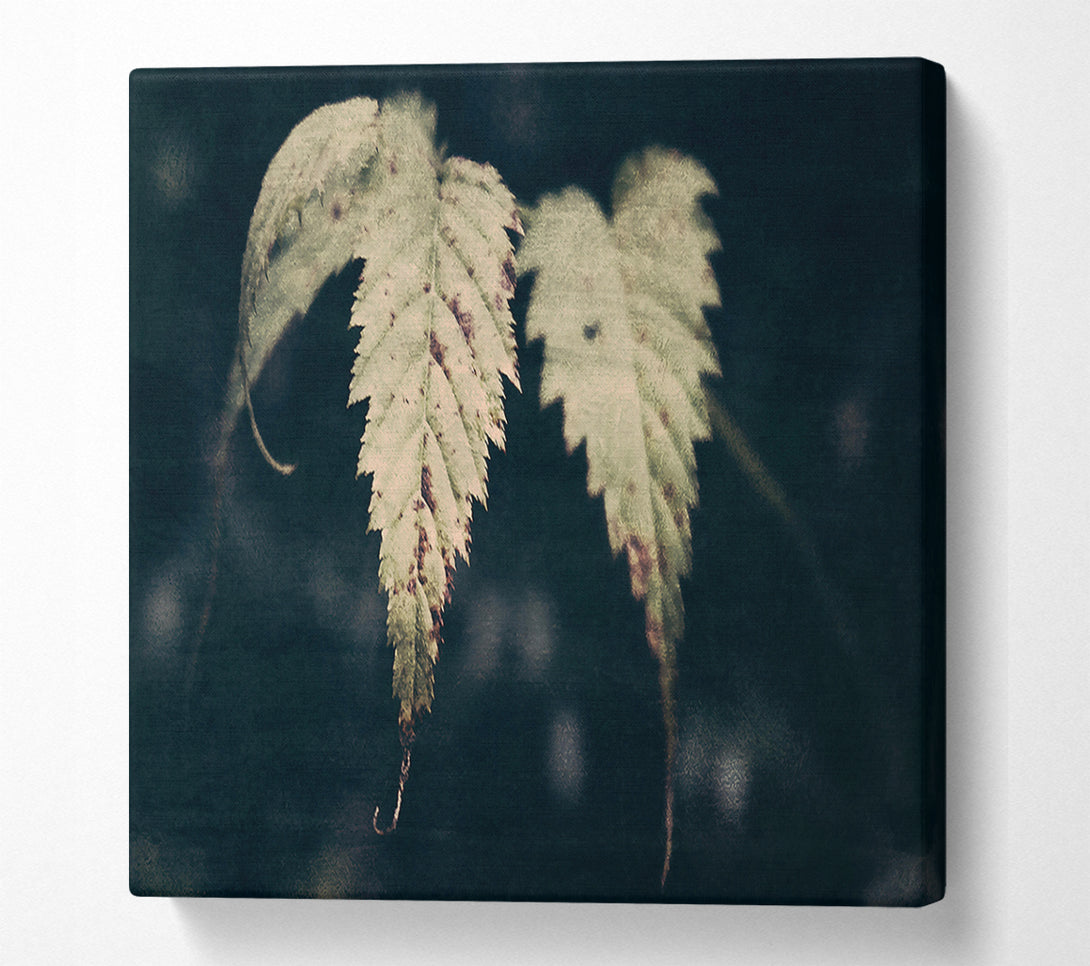  A Canvas Print of Olive Green Leaves Canvas Wall Art