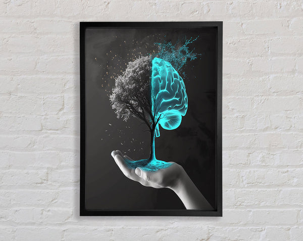 The Tree In The Palm Framed Print