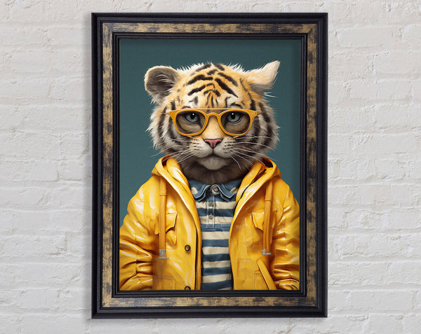 The Trendy Tiger Framed Print