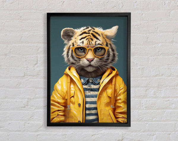 The Trendy Tiger Framed Print