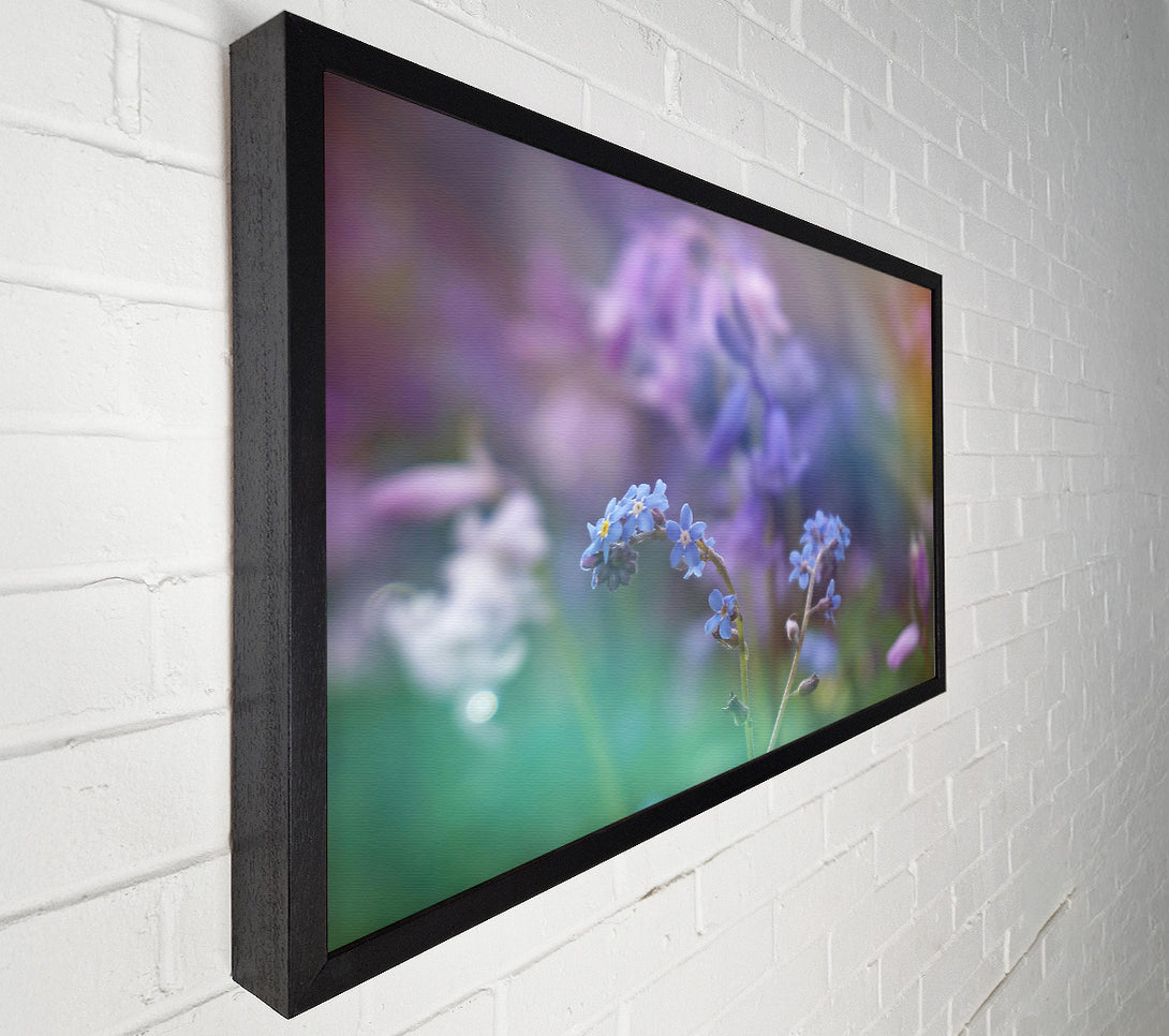  A Canvas Print of Blue Dreamy Blooms Canvas Print