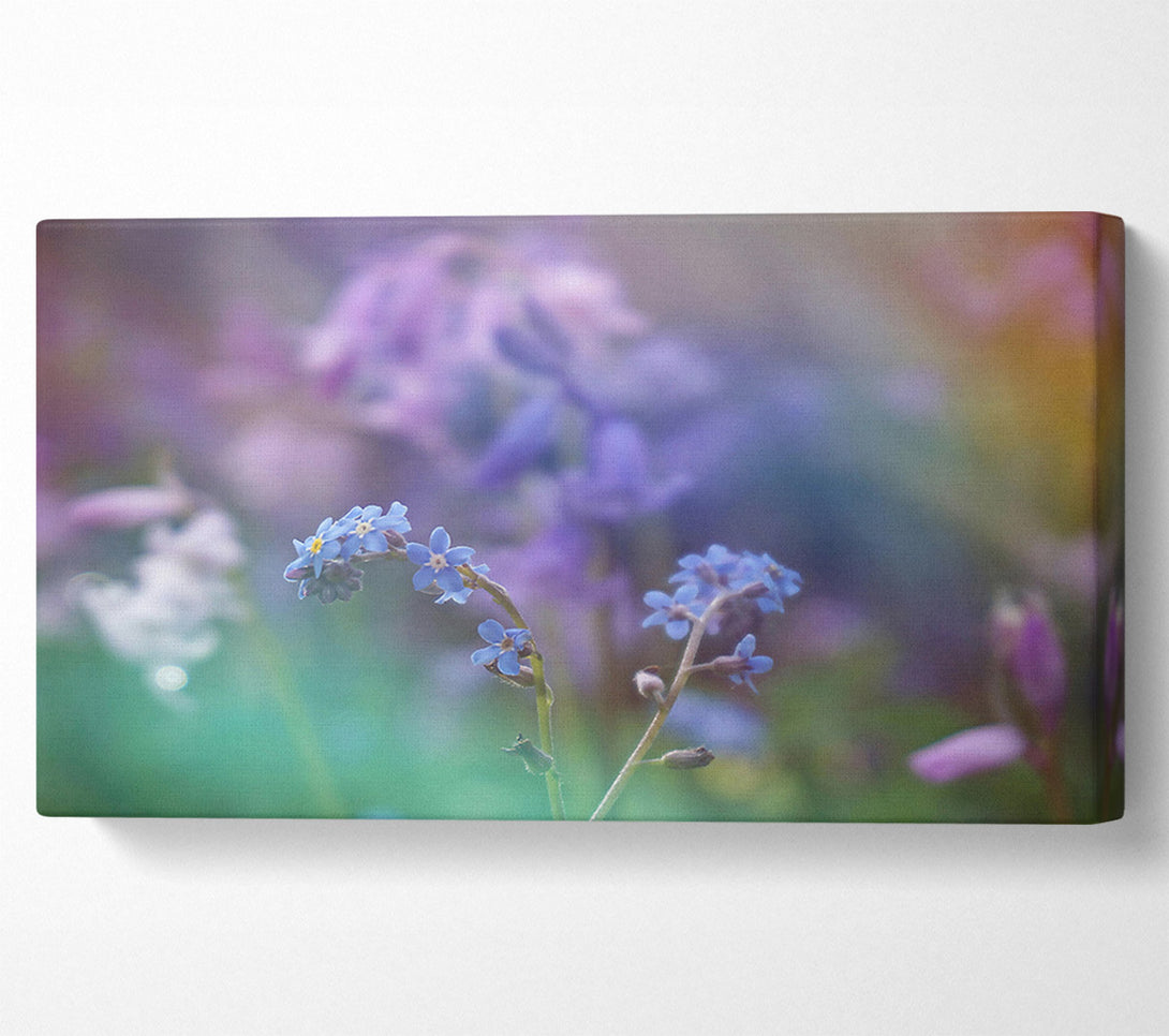  A Canvas Print of Blue Dreamy Blooms Canvas Print