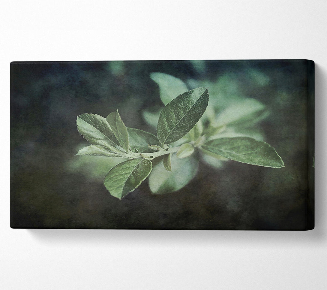  A Canvas Print of Emerald Branch Glow Canvas Wall Art