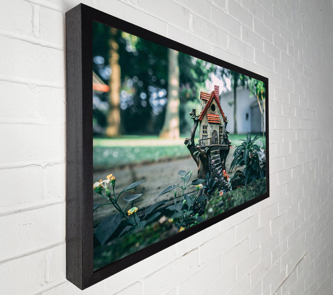  A Canvas Print of Brownstone Treehouse Retreat Canvas Print