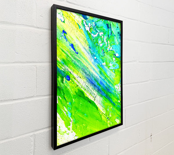 Lime Green Abstraction